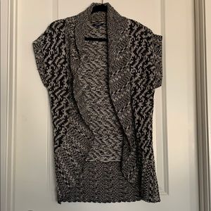 Cap sleeve cardigan